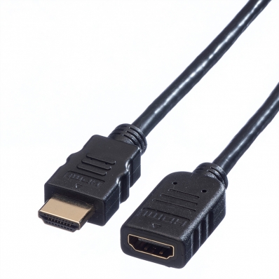 VALUE HDMI High Speed Cable + Ethernet, M/F, 5 m