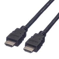 VALUE HDMI High Speed Cable, M/M, black, 1 m