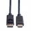 VALUE DisplayPort Cable, DP - HDTV, M/M, black, 1.0 m