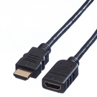 VALUE HDMI High Speed Cable + Ethernet, M/F, 2 m