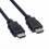 VALUE HDMI High Speed Cable + Ethernet, M/M, black, 1 m