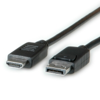 ROLINE DisplayPort Cable, DP - HDTV, M/M, black, 1.0 m