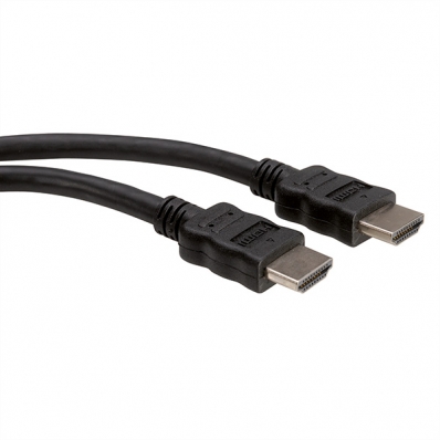 ROLINE HDMI High Speed Cable + Ethernet, LSOH, M/M, black, 5.0 m