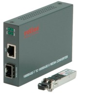 ROLINE Gigabit Converter, incl. GBIC, RJ-45 to LC