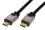 ROLINE HDMI High Speed Cable + Ethernet, M/M, black /silver, 1.0 m