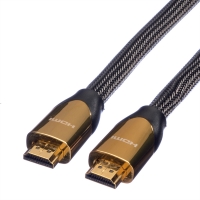 ROLINE PREMIUM HDMI Ultra HD Cable + Ethernet, M/M, black, 4.5 m