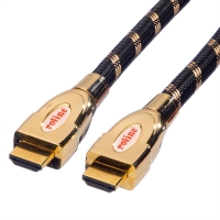 ROLINE GOLD HDMI Ultra HD Cable + Ethernet, M/M, 1 m