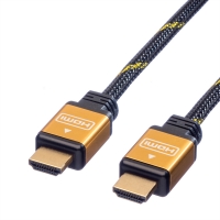 ROLINE GOLD HDMI High Speed Cable, M/M, 10 m