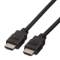 ROLINE HDMI High Speed Cable + Ethernet, LSOH, M/M, black, 3 m