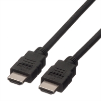 ROLINE HDMI High Speed Cable + Ethernet, LSOH, M/M, black, 5 m