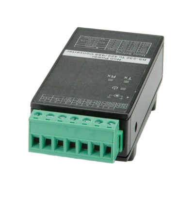 ROLINE RS-232 to RS-422/485 Converter, Din Rail, self powered