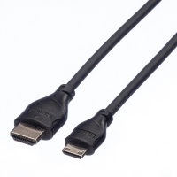 ROLINE HDMI High Speed Cable + Ethernet, A - C, M/M, 2 m