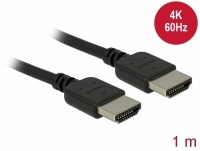 Delock Premium HDMI Cable 4K 60 Hz 1 m
