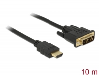Delock DVI Cable – DVI-D 18+1 male > HDMI A male 10 m