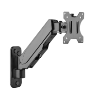 VALUE LCD Monitor Arm, Desk Clamp, 4 Joints, Pivot, black