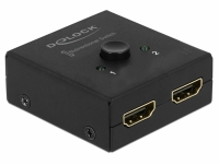 Delock HDMI 2 - 1 Switch bidirectional 4K 60 Hz compact
