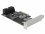 Delock 4 port SATA and 1 slot M.2 Key B PCI Express x4 Card - Low Profile Form Factor