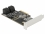 Delock 5 port SATA PCI Express x4 Card - Low Profile Form Factor