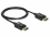 Delock Coaxial DisplayPort cable 8K 60 Hz 1 m