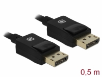 Delock Coaxial DisplayPort cable 8K 60 Hz 0.5 m