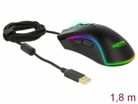 Delock Optical 7-button USB Gaming Mouse - right hander