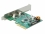 Delock PCI Express x4 Card to 2 x external SuperSpeed USB 10 Gbps (USB 3.1 Gen 2) USB Type-C™ female