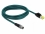 Delock Network cable M12 8 pin X-coded to RJ45 Hirose plug TPU 2 m