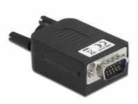 Delock Adapter VGA 15 pin male to Terminal Block 10 pin with Enclosure