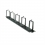 Value 19" 1U Cable Management Plate, C-Type, 5 Hooks, RAL 9005 black