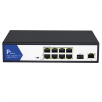 VALUE PoE Switch, Gigabit Ethernet, 8+2 Uplink Ports (1x GbE or 1x SFP)