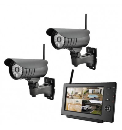 VALUE 4CH Digital Wireless Camera Set, with Internet functionality