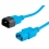 ROLINE Monitor Power Cable, IEC 320 C14 - C13, blue, 0.8 m