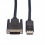 ROLINE DisplayPort Cable, DP-DVI (24+1), LSOH, M/M, black, 1.5 m