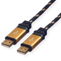 ROLINE GOLD USB 2.0 Cable, A - A, M/M, 1.8 m