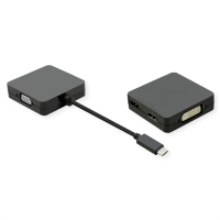 VALUE Type C - VGA / DVI / HDMI / DP Adapter, M/F