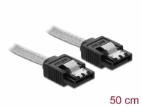 Delock SATA 6 Gb/s Cable 50 cm transparent