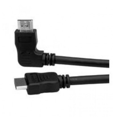 ROLINE HDMI High Speed Cable with Ethernet, M M, left angle, 2.0 m