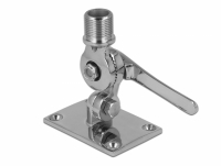 Delock Base for marine radio antenna with tilt joint stainless steel