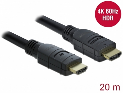 Delock Active HDMI Cable 4K 60 Hz 20 m