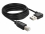 Delock Cable EASY-USB 2.0 Type-A male angled left / right > USB 2.0 Type-B male 5 m