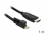 Delock Cable mini DisplayPort 1.2 male with screw > HDMI male 4K Active black 1 m