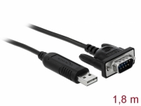 Delock Adapter USB 2.0 Type-A to 1 x Serial RS-232 DB9