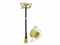 Delock FPV 5725 - 5875 MHz Antenna SMA plug 2.5 dBi circular polarized