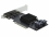 Delock PCI Express x8 Card to 2 x internal SFF-8643 NVMe - Low Profile Form Factor