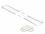 Delock Cable Tie Mount 28 x 28 mm with Cable Tie L 300 x W 3.4 mm white