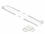 Delock Cable Tie Mount 20 x 20 mm with Cable Tie L 200 x W 2.5 mm white