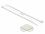 Delock Cable Tie Mount 30 x 30 mm with Cable Tie L 200 x W 4.8 mm white