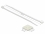 Delock Cable Tie Mount 25 x 25 mm with Cable Tie L 150 x W 3.6 mm white