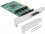Delock PCI Express Card > 2 x Serial RS-422/485 High Speed 921K 2 kV Isolation 600 W Surge