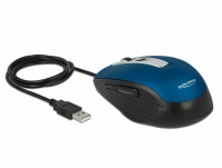 Delock Optical 5-button Mouse USB Type-A blue